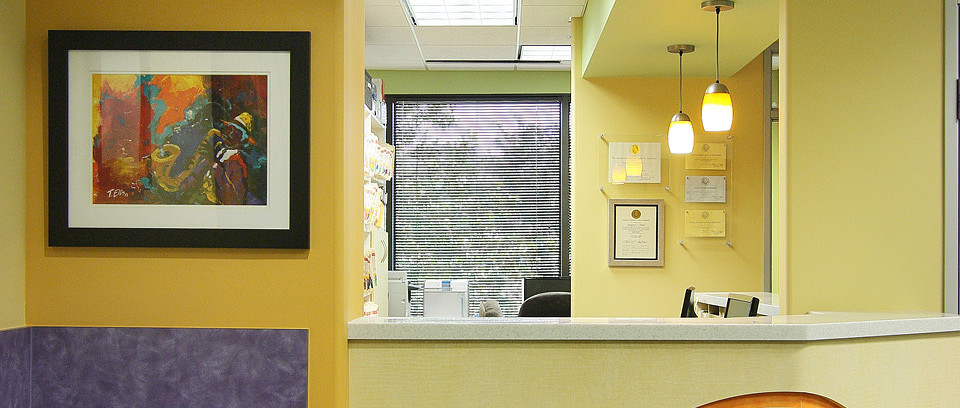 Thiel Pediatric Dentistry Reception Area